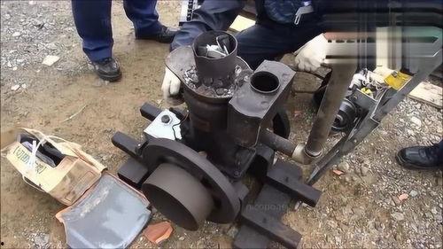 古董国产柴油机启动视频,重温经典机械魅力